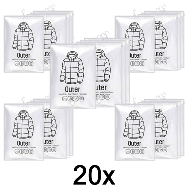 5x Bolsas de almacenamiento al vacío para colgar – (4 uds) | VACUHANG