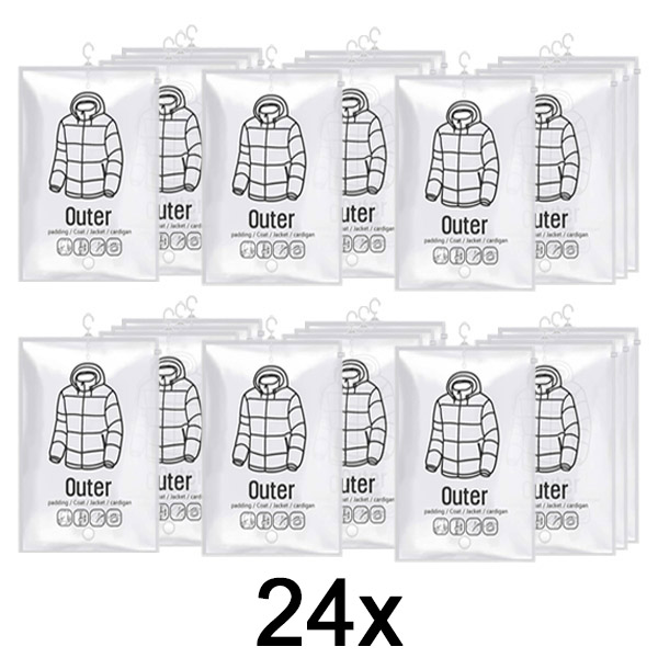 6x Bolsas de almacenamiento al vacío para colgar – (4 uds) | VACUHANG