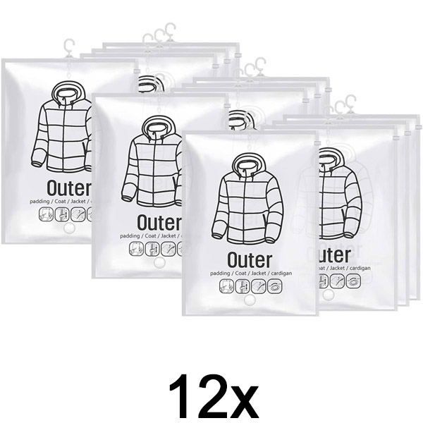 3x Bolsas de almacenamiento al vacío para colgar – (4 uds) | VACUHANG